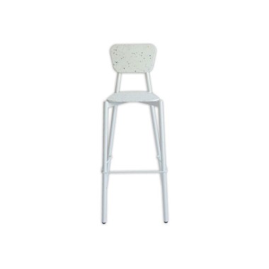 Tabouret haut MAHAUT décor FLOREAL monté - Galuce