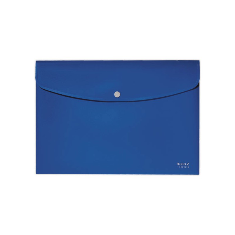 Pochette pression Leitz PP recyclé A4 bleu - Leitz