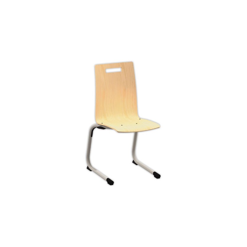 Chaise GALLA AST bois / aluminium montée - Shopdeschefs
