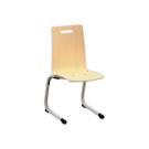 Chaise GALLA AST bois / aluminium montée - Shopdeschefs