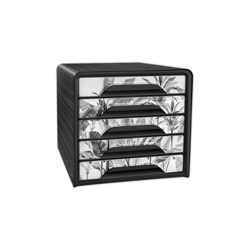 Module de classement 5 tiroirs SMOOVE - Marbre tropical - Cep
