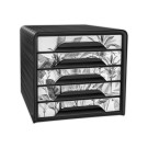 Module de classement 5 tiroirs SMOOVE - Marbre tropical - Cep