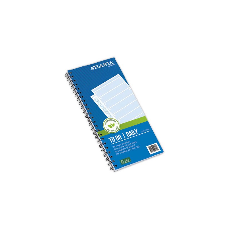 Carnet "To do" Atlanta 297x140 journalier - Djois By Tarifold