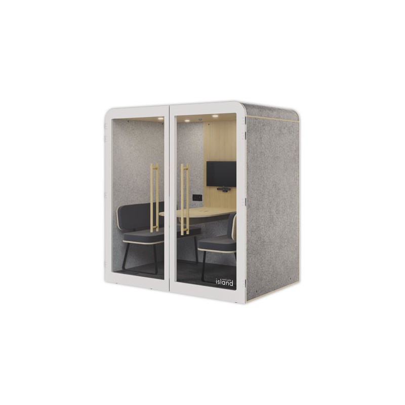 Cabine acoustique pour 4 personnes - Shopdeschefs