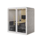 Cabine acoustique pour 4 personnes - Shopdeschefs