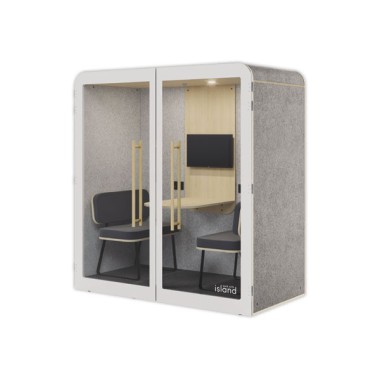 Cabine acoustique pour 2 personnes - Shopdeschefs