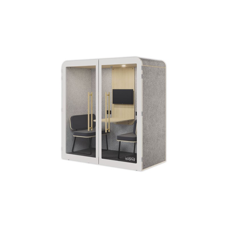 Cabine acoustique pour 2 personnes - Shopdeschefs