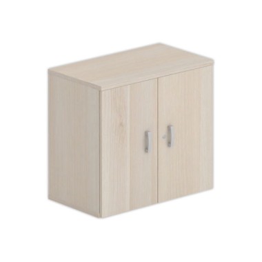 Armoire mélaminée 2 portes acacia hauteur 73 cm - Shopdeschefs