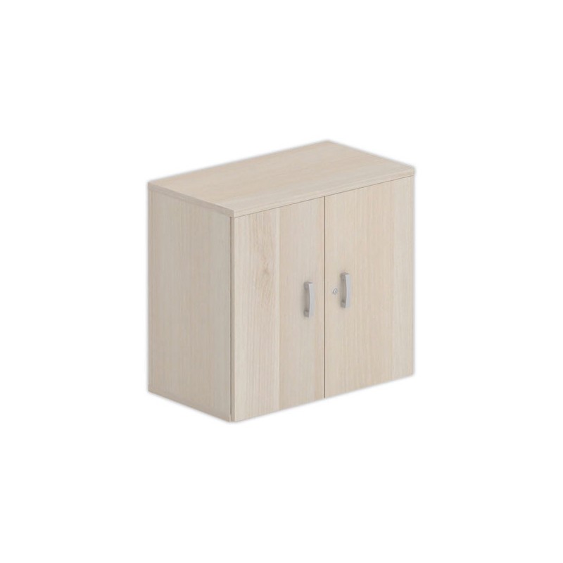 Armoire mélaminée 2 portes acacia hauteur 73 cm - Shopdeschefs