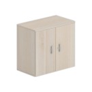 Armoire mélaminée 2 portes acacia hauteur 73 cm - Shopdeschefs