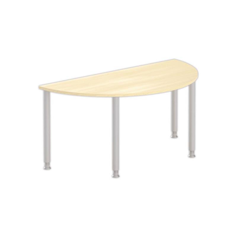 Complément demi rond 160 hêtre/alu - Shopdeschefs