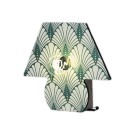 Lampe à poser Monplaisir Reptile vert/blanc - Shopdeschefs