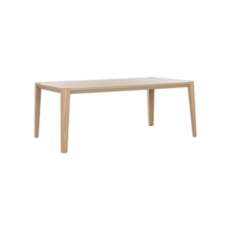 Bureau BAMAKO chêne structuré 200 cm x90 cm bois - Shopdeschefs