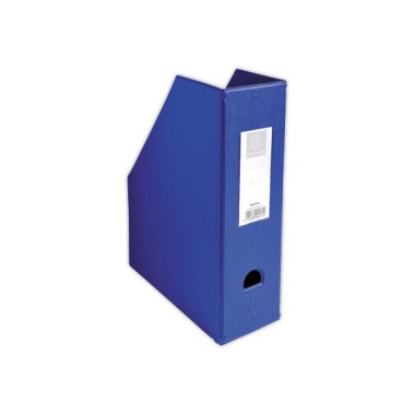 Porte-revues pliable EXACOMPTA en polypropylène-Dos 10 cm- bleu - Exacompta