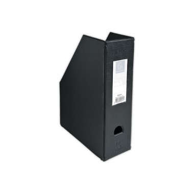 Porte-revues pliable EXACOMPTA en polypropylène-Dos 10 cm- noir - Exacompta