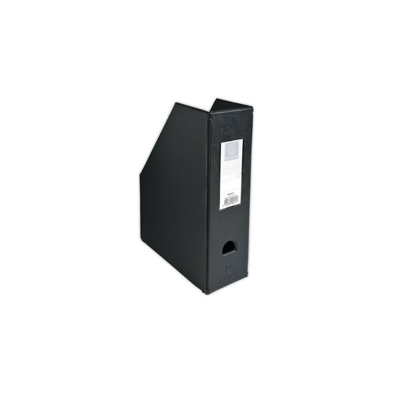 Porte-revues pliable EXACOMPTA en polypropylène-Dos 10 cm- noir - Exacompta