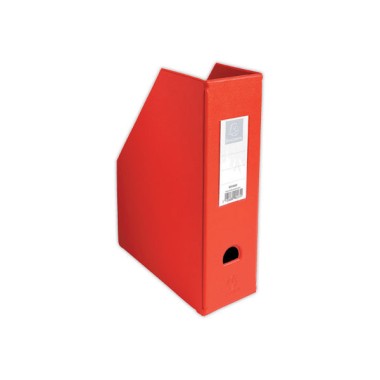 Porte-revues pliable EXACOMPTA en polypropylène-Dos 10 cm- rouge - Exacompta