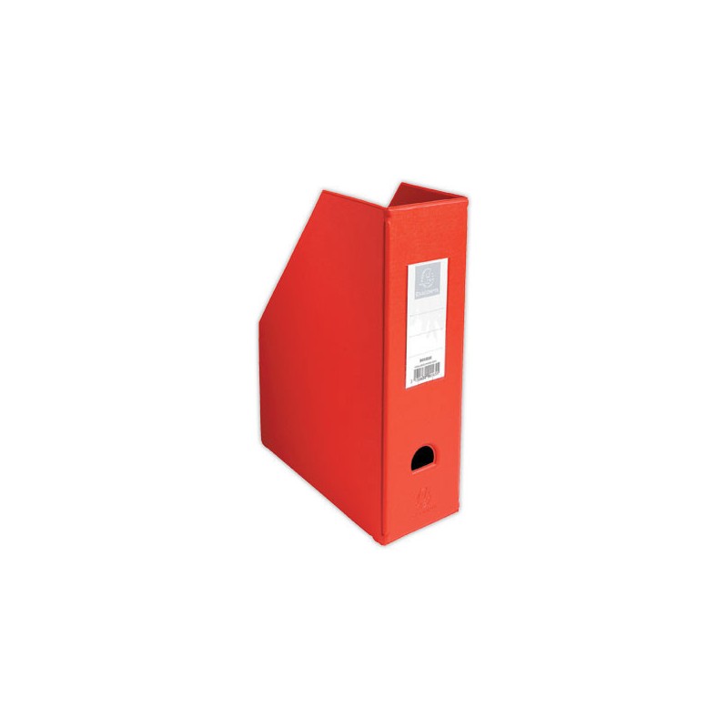 Porte-revues pliable EXACOMPTA en polypropylène-Dos 10 cm- rouge - Exacompta