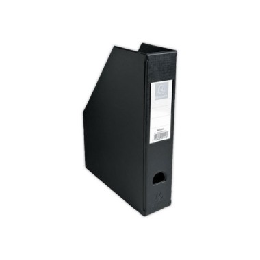 Porte-revues pliable EXACOMPTA en polypro-Dos 7 cm - noir - Exacompta