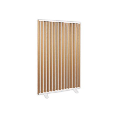 Cloison CLAUSTRA 100 cm structure et socles blanc montée - Shopdeschefs