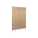 Cloison CLAUSTRA 100 cm structure et socles blanc montée - Shopdeschefs