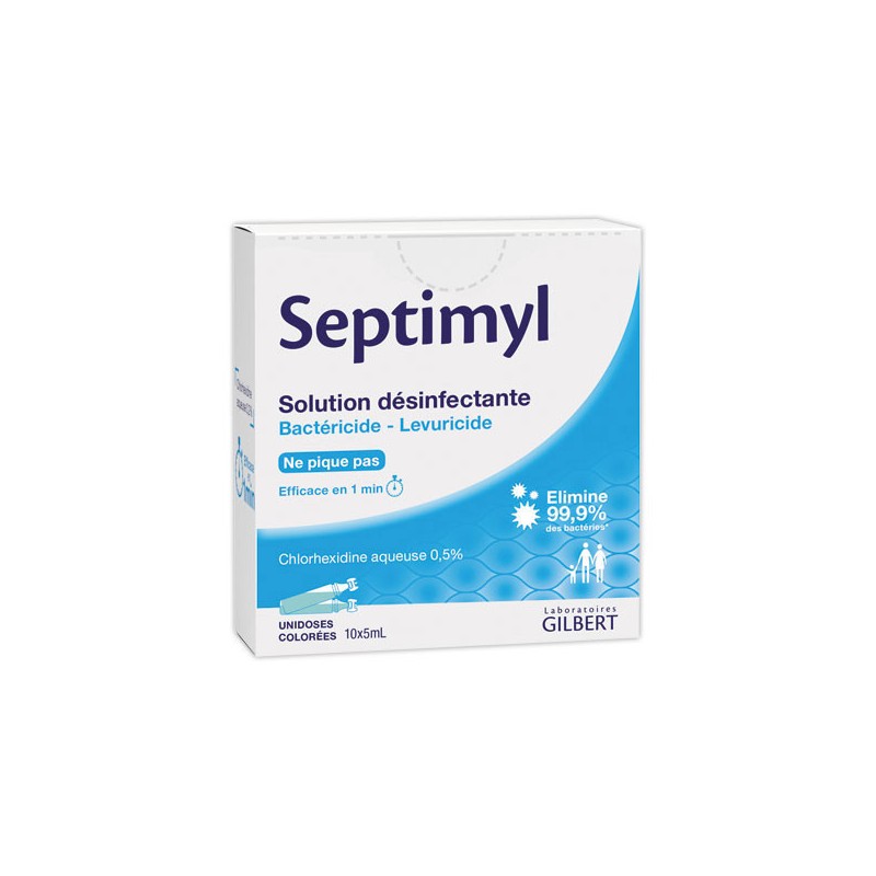 Unidoses de 5 ml de chlorhexidine x10 - Shopdeschefs