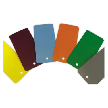 Etiquettes plastiques avec trou de suspension - 110 x 55mm - Blanche x1000 - Shopdeschefs