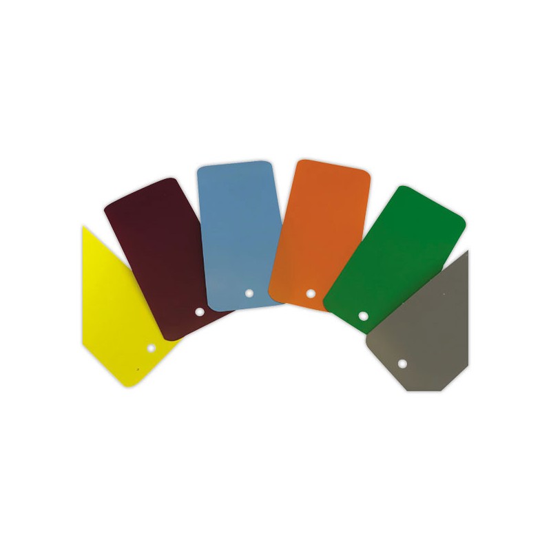 Etiquettes plastiques avec trou de suspension - 110 x 55mm - Blanche x1000 - Shopdeschefs