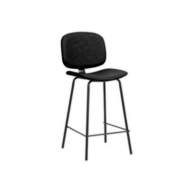 Chaises hautes vintage anthracites montées x2 - Paperflow