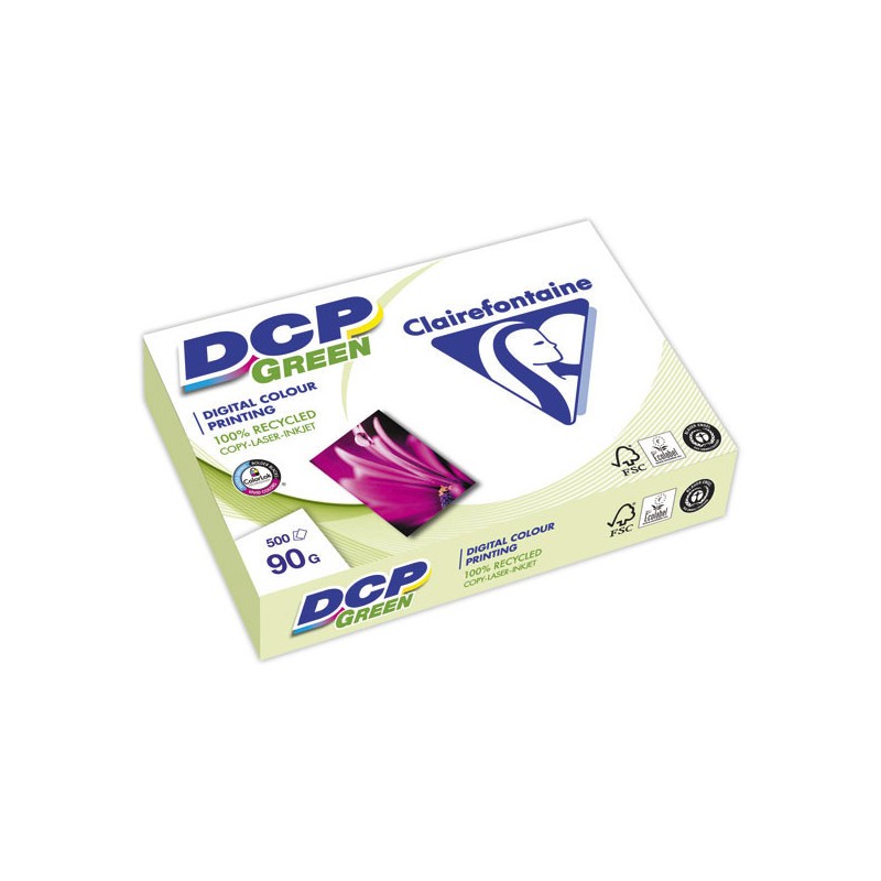 Ramette de 500 feuilles papier blanc laser CLAIREFONTAINE DCP A4 90g - Dcp