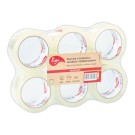 rouleaux adhésif emballage polypropylène transparent - 66m x 48mm 50 µ x6 - Sign