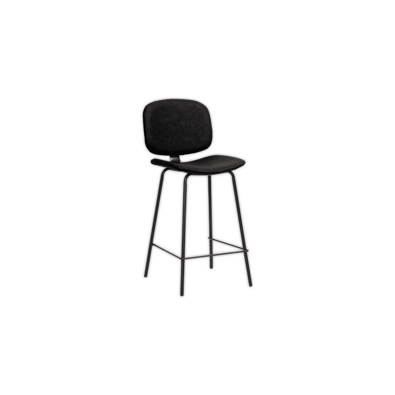 Chaises hautes vintage anthracites x2 - Paperflow
