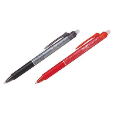 Stylo bille gel encre effaçable PILOT Frixion Ball Clicker pointe fine - Pilot