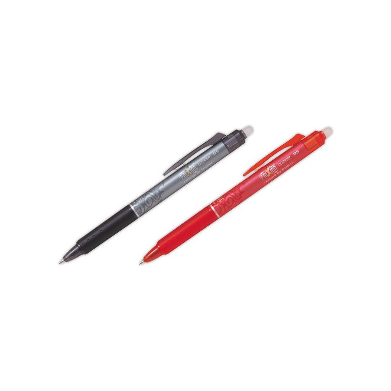 Stylo bille gel encre effaçable PILOT Frixion Ball Clicker pointe fine - Pilot