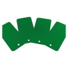 Etiquettes plastiques avec trou de suspension - 110 x 55mm - Verte x1000 - Shopdeschefs