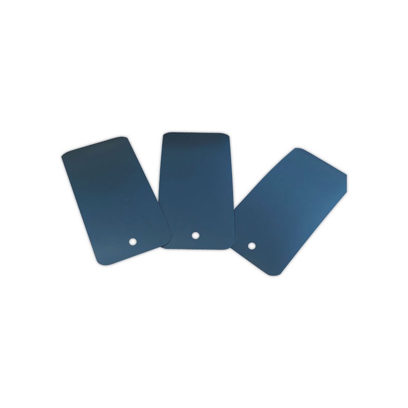 Etiquettes plastiques avec trou de suspension - 110 x 55mm - Bleue x1000 - Shopdeschefs
