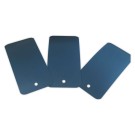 Etiquettes plastiques avec trou de suspension - 110 x 55mm - Bleue x1000 - Shopdeschefs