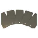 Etiquettes plastiques avec trou de suspension - 110 x 55mm - Grise x1000 - Shopdeschefs