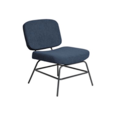 Chaise CURVE Bleu Monté - Paperflow