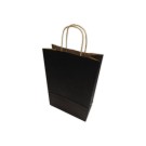 Sac poignées torsadées format Moyen : 22 x 33 x 10 cm- Noir x20 - H Green By Bong