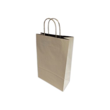 Sac poignées torsadées format Moyen : 22 x 33 x 10 cm- Blanc x20 - H Green By Bong