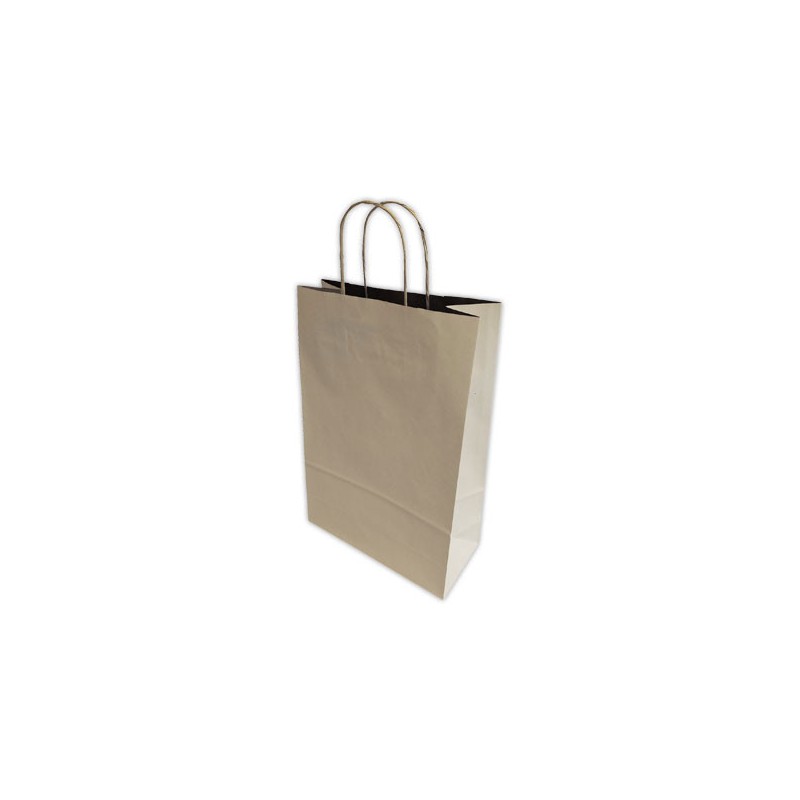 Sac poignées torsadées format Moyen : 22 x 33 x 10 cm- Blanc x20 - H Green By Bong