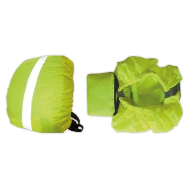 Housse de sac à dos imperméable réfléchissante jaune - Shopdeschefs