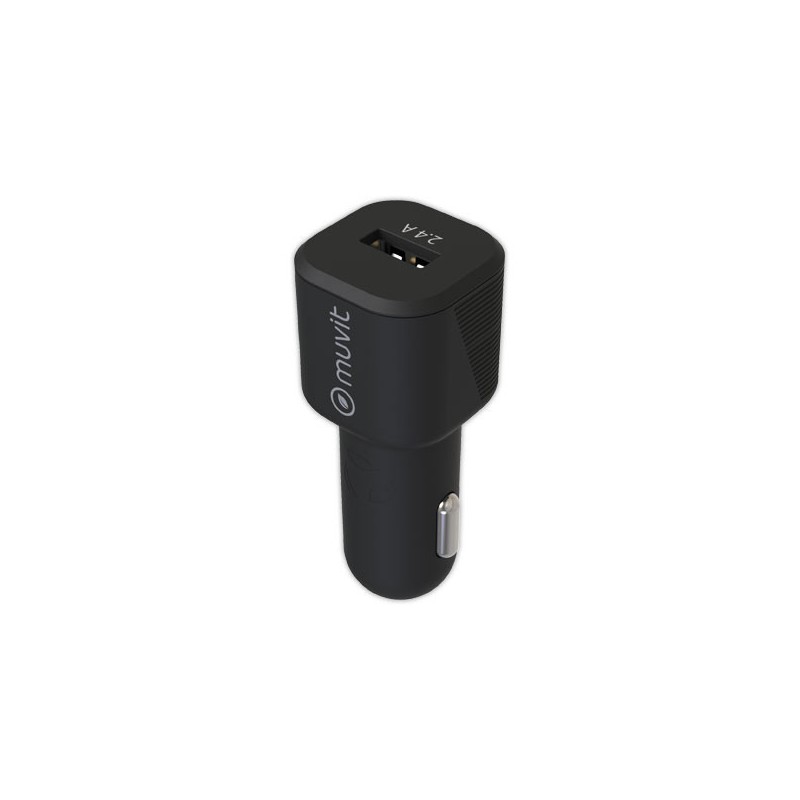 Chargeur voiture 12W + câble USB-C 1.2M - Muvit