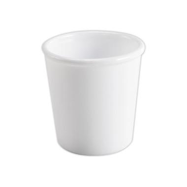 Tasses à café en verre opale 9,5 cl. H.: 6 cm. Ø : 6 cm - Blanc x12 - Bormioli Rocco