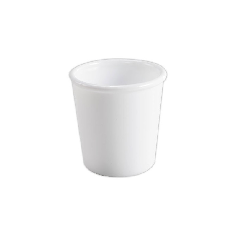 Tasses à café en verre opale 9,5 cl. H.: 6 cm. Ø : 6 cm - Blanc x12 - Bormioli Rocco