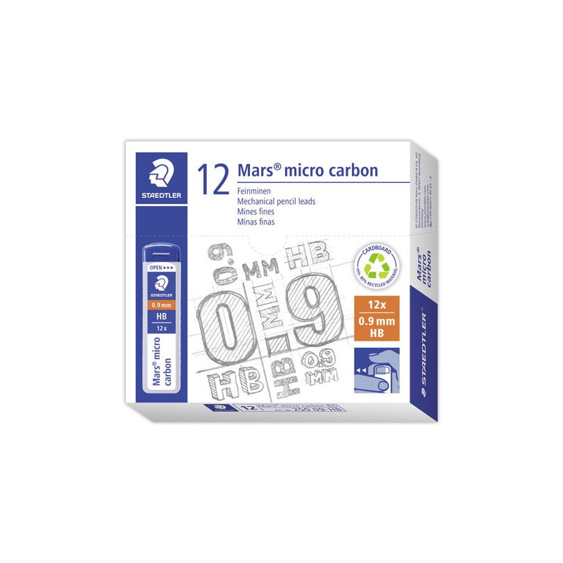 Etui de 12 Mines STAEDTLER 0,9 mm - Staedtler