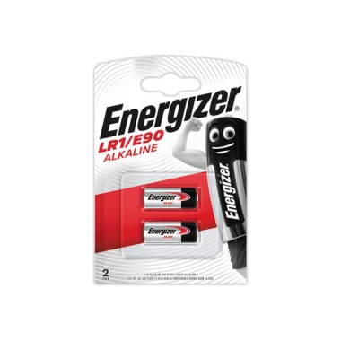 Piles alcalines ENERGIZER LR1/E90 (1,5V) x2 - Energizer