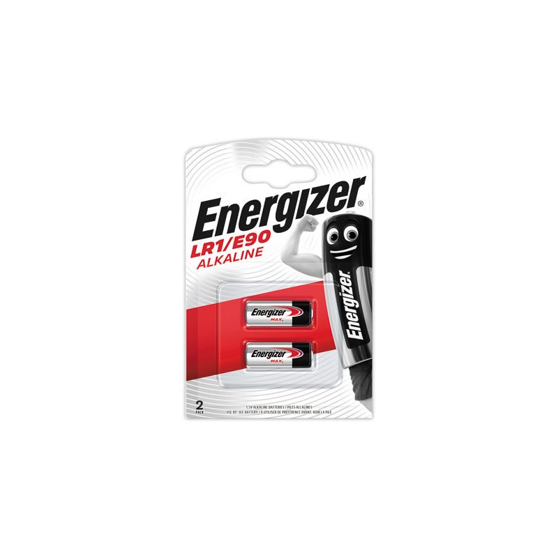 Piles alcalines ENERGIZER LR1/E90 (1,5V) x2 - Energizer
