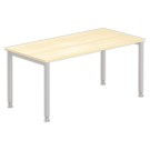 Table140 x 80 hêtre - pieds aluminium - Shopdeschefs